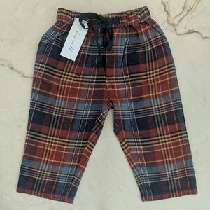 Beet World | Rust Plaid Pants